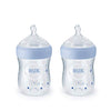 nuk simply natural baby bottle with safetemp 5 oz 2 pack blue stars