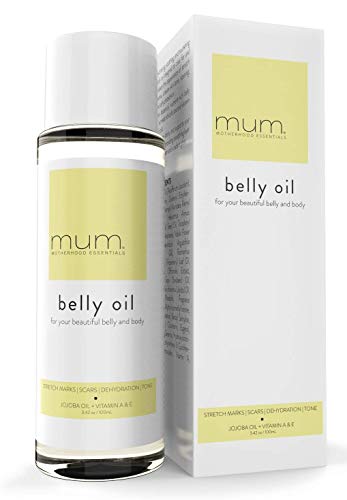 Mum Motherhood Essentials Organic Belly Oil 3 42 oz Maternity Stretch Mark Oil Prevent Heal Remove Stretch Marks Scars Safe For Pregnancy Dermatologist Recommended Maternity Essential