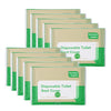 100 Pack Disposable Paper Toilet Seat Cover Waterproof and Non Slip Individually Wrapped for Travel Toilet Seat Protectors for Toddler Potty Training Pregnant Mom Adult Paper 100P