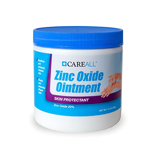 careall 15 oz zinc oxide skin protectant barrier ointment provides relief and treatment of diaper rash and chafing helps seal out wetness