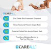 careall 15 oz zinc oxide skin protectant barrier ointment provides relief and treatment of diaper rash and chafing helps seal out wetness