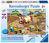 Ravensburger 3077 Construction Fun 24 Piece Floor Puzzles for Kids Every Piece is Unique Pieces Fit Together Perfectly