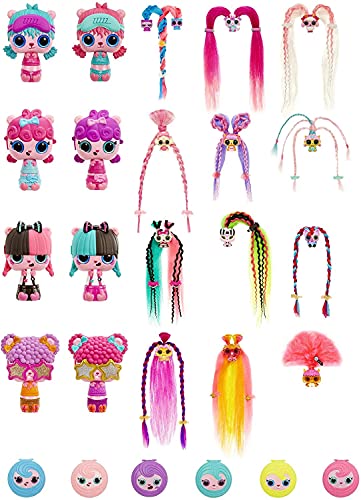Pop Pop Hair Surprise 3 In 1 POP Pets with Long Brushable Hair multicolor