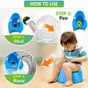 potty training stickers reusable toilet targets for potty training boys girls 10 pcs toddlers kids magic potty targets color changing potty training urinal bullseye toilet reusable pee aim target
