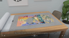 GRATEFUL HOUSE Premium Felt ROLL UP Puzzle Mat for Jigsaw Puzzle Wool Blend lays Perfectly Flat Comes Rolled NOT Folded Fits 500 1000 1500 Piece Puzzles 46 x 26 inch